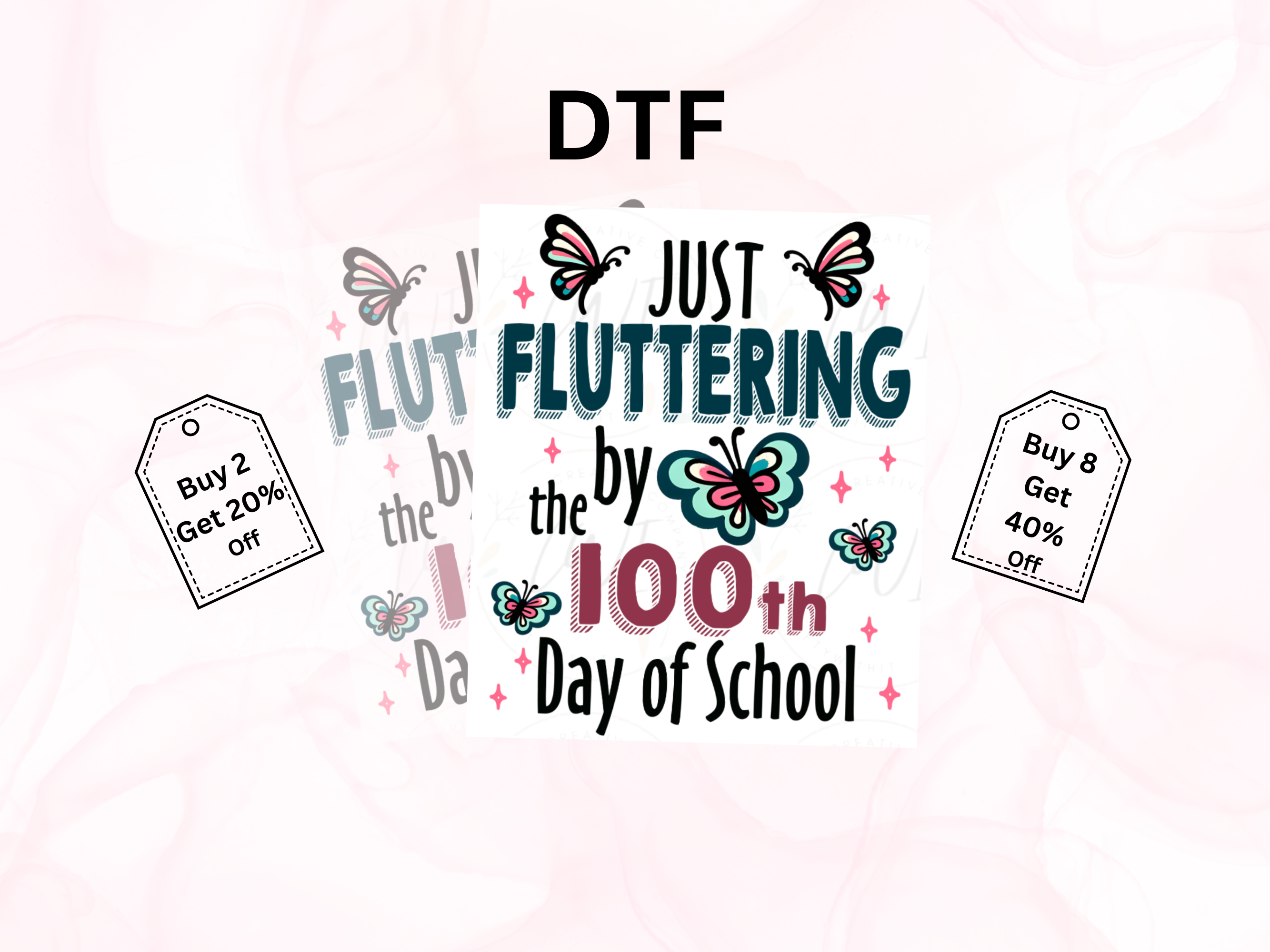 School - Just Fluttering By The 100th Day Of School - Direct To Film Transfer