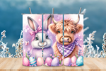 Load image into Gallery viewer, Highland Cow Easter 2 - Digital Download
