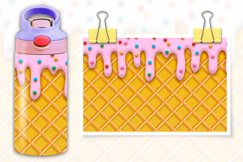 Ice Cream Cone Kids Sippy Cup