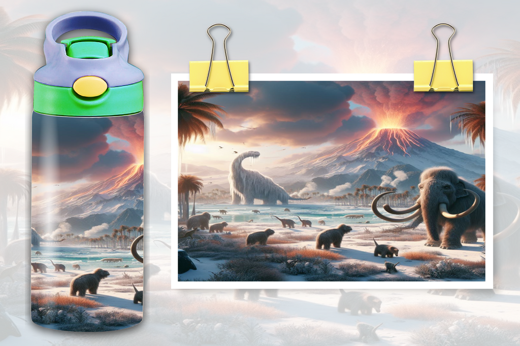 Ice Age Dinosaur's 12oz - Kids Sippy Digital Download