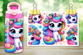 Unicorn With Rainbow Hair 12oz - Kids Sippy Digital Download