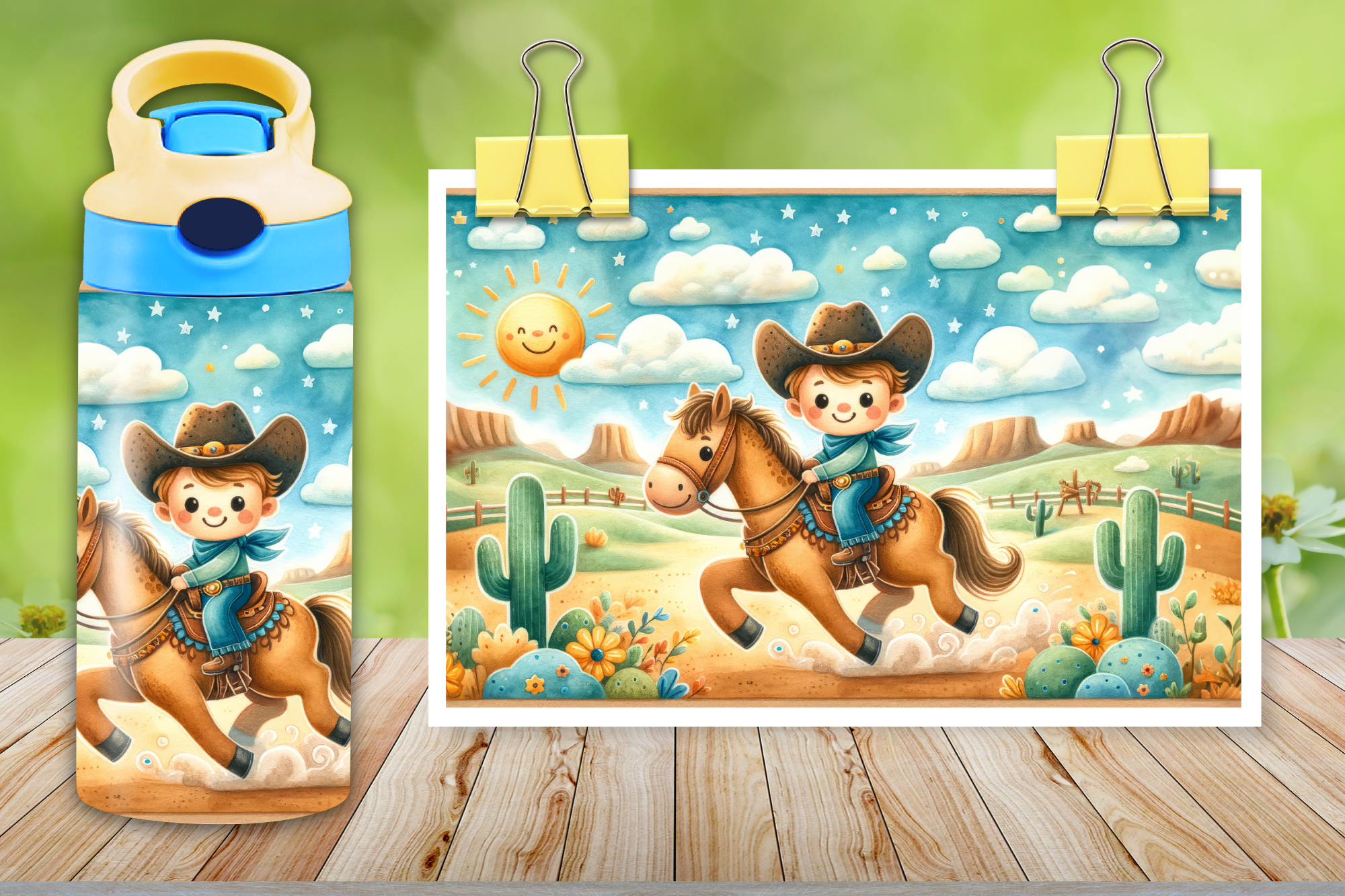 Cowboy Kids 12oz Sippy - Digital Download