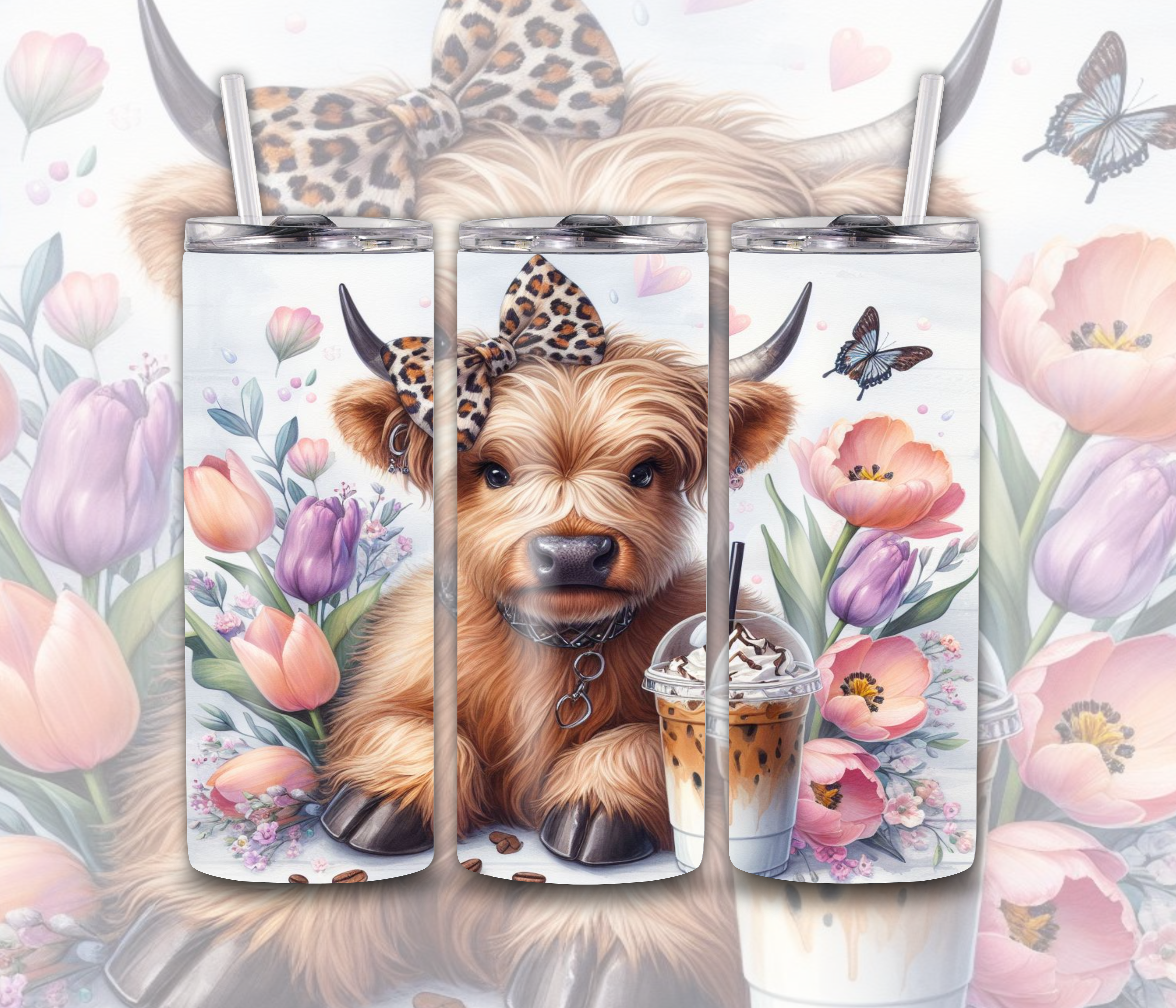 Highland Cow 2 Tumbler