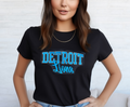 Detroit Lions - T-Shirt Adult Embroidery