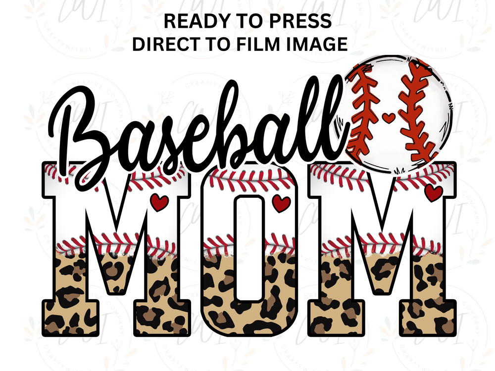 Baseball Mom - Direct To Film Transfer