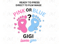 Baby Reveal - Pink Or Blue GiGi - Adult Direct To Film Transfer