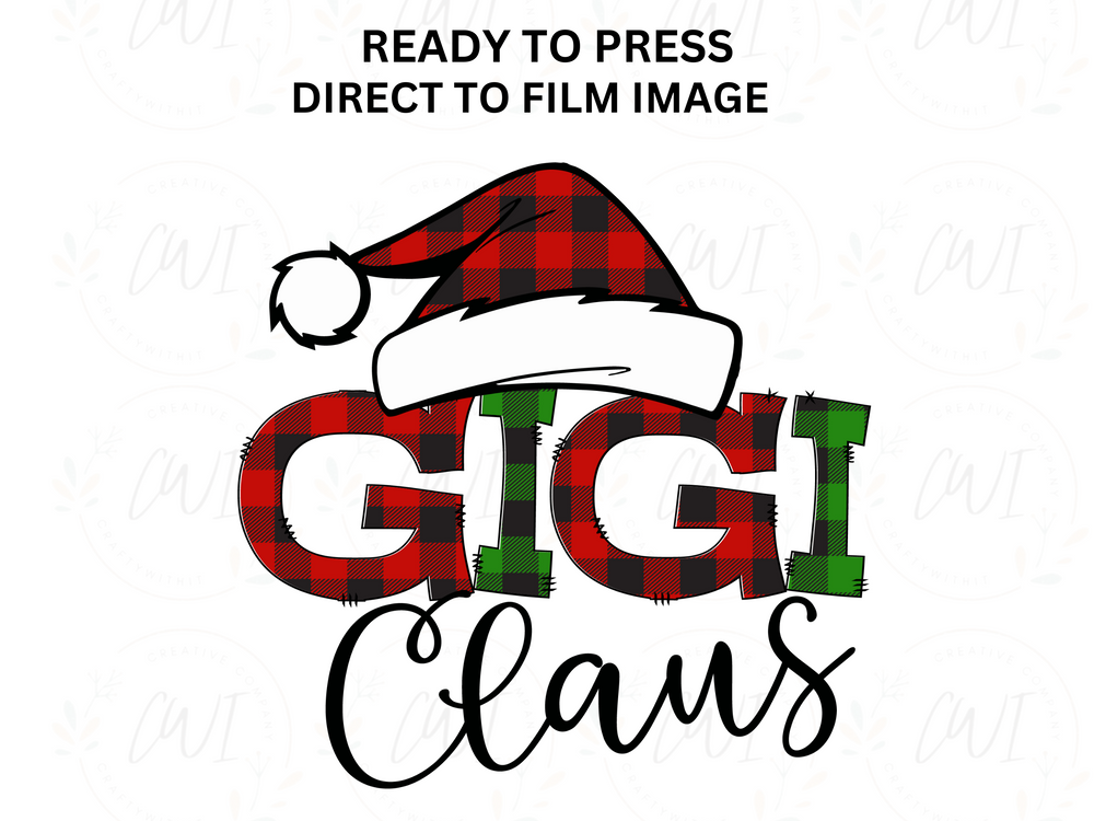 Christmas Gigi Claus - DTF Transfer