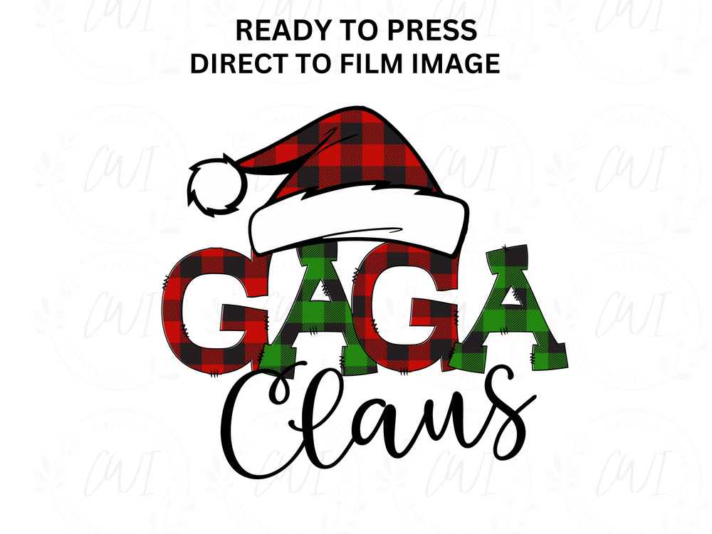 Christmas Gaga Claus - DTF Transfer