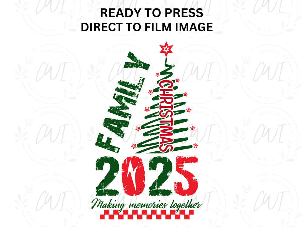 Family Christmas 2025 - DTF Transfer