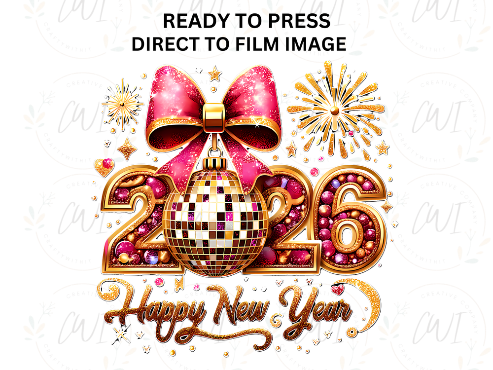 New Year 2026 - DTF Transfer