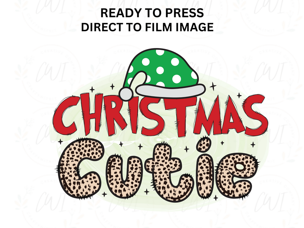 Christmas Cutie - DTF Transfer