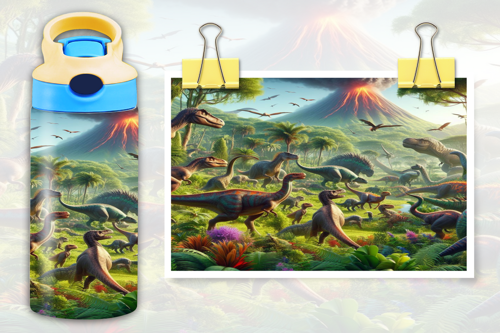 Dinosaur 12oz - Kids Sippy Digital Download