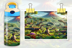 Load image into Gallery viewer, Dinosaur Kids 12oz Sippy - Digital Download
