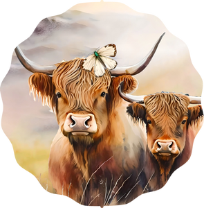 Highland Cow 2 - Wind Spinner