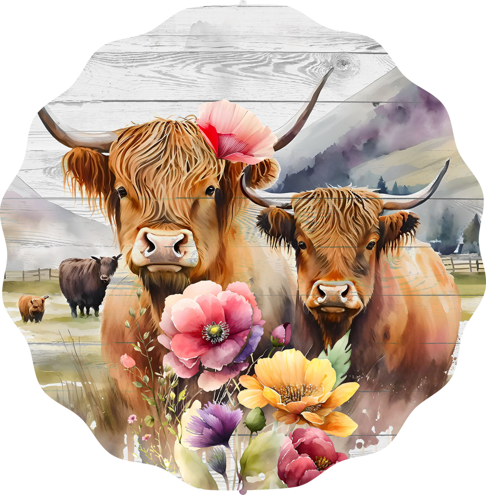 Highland Cow 7 - Wind Spinner