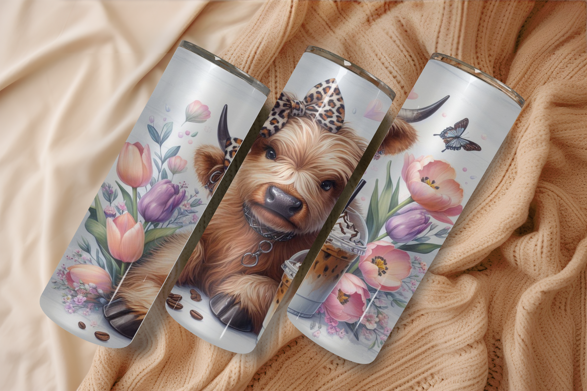 Highland Cow 2- Tumbler Digital Download