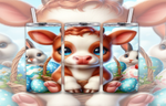 Load image into Gallery viewer, Highland Cow Easter 4 - Digital Download
