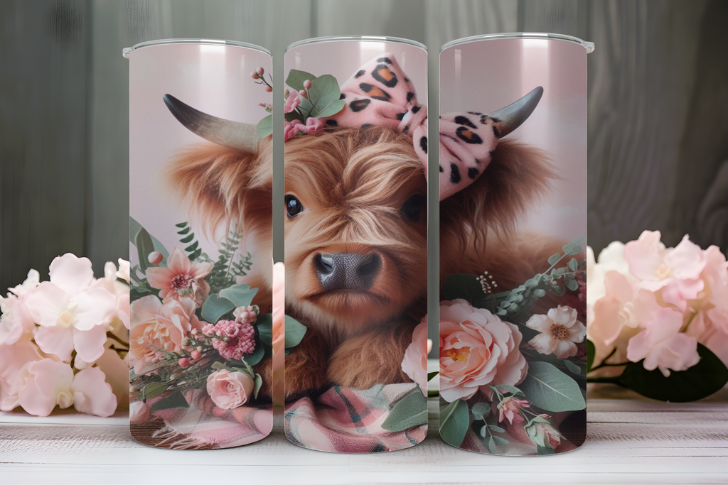 Highland Cow 3 - Tumbler Digital Download