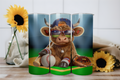 Highland Cow Baseball 1 - Tumbler Digital Download
