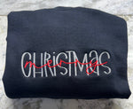 Load image into Gallery viewer, Merry Christmas - T-Shirt Embroidery
