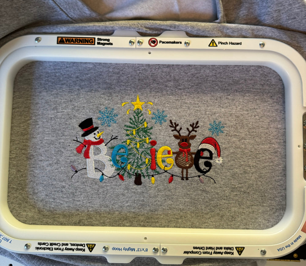 Believe - Crewneck Embroidery