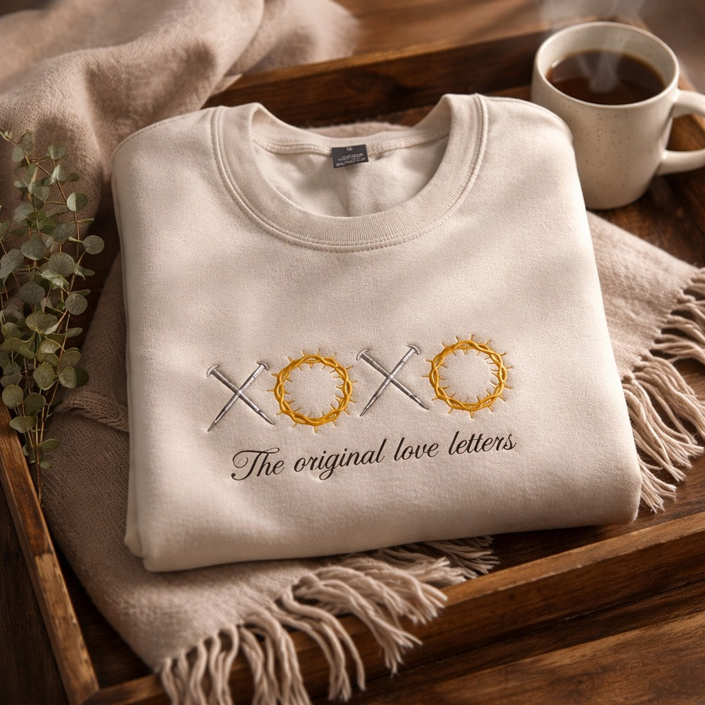 The Original Love Letters - Crewneck Adult Embroidery