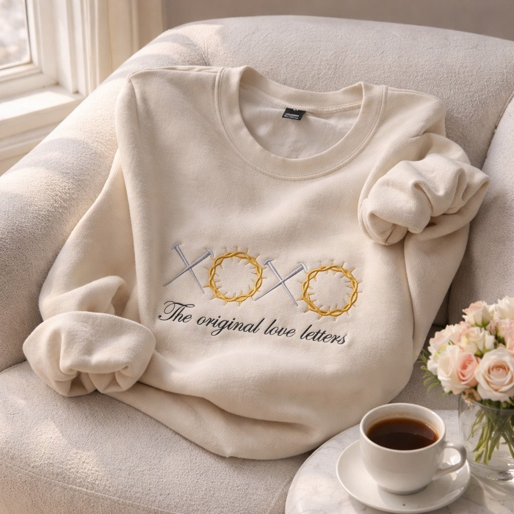 The Original Love Letters - Crewneck Adult Embroidery