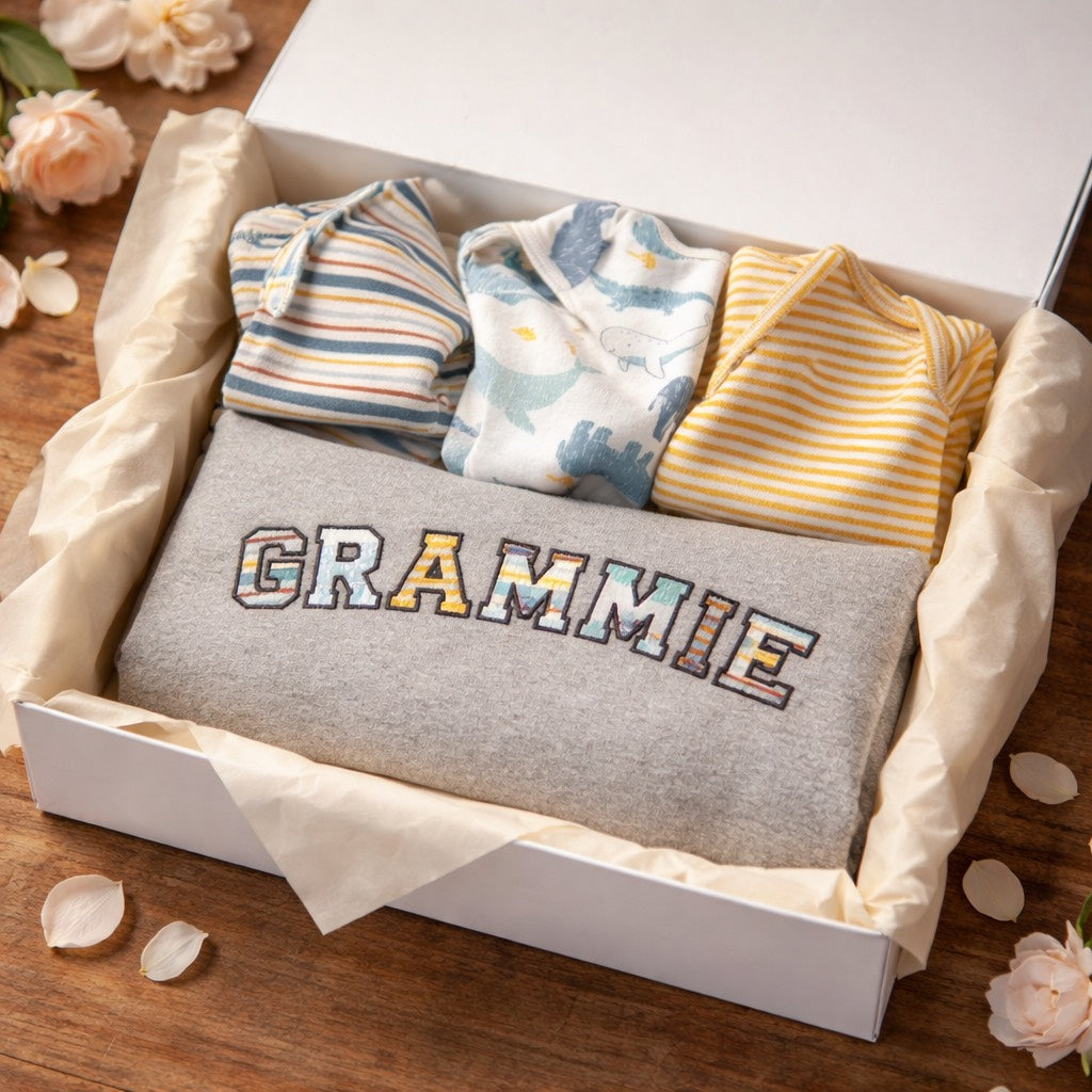 Grandparent Keepsake - Crewneck Adult Embroidery