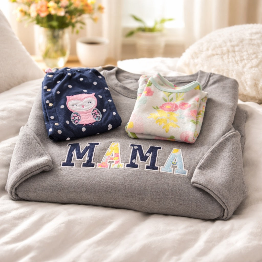 MAMA Keepsake - Crewneck Adult Embroidery