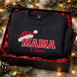 Load image into Gallery viewer, MAMA Claus - Crewneck Adult Embroidery
