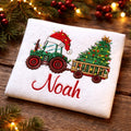 Christmas Tractor Toddler - Kids Embroidery