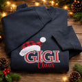 Gigi Claus - Crewneck Adult Embroidery CraftyWithIt