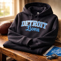 Detroit Lions -  Hoodie Adult Embroidery