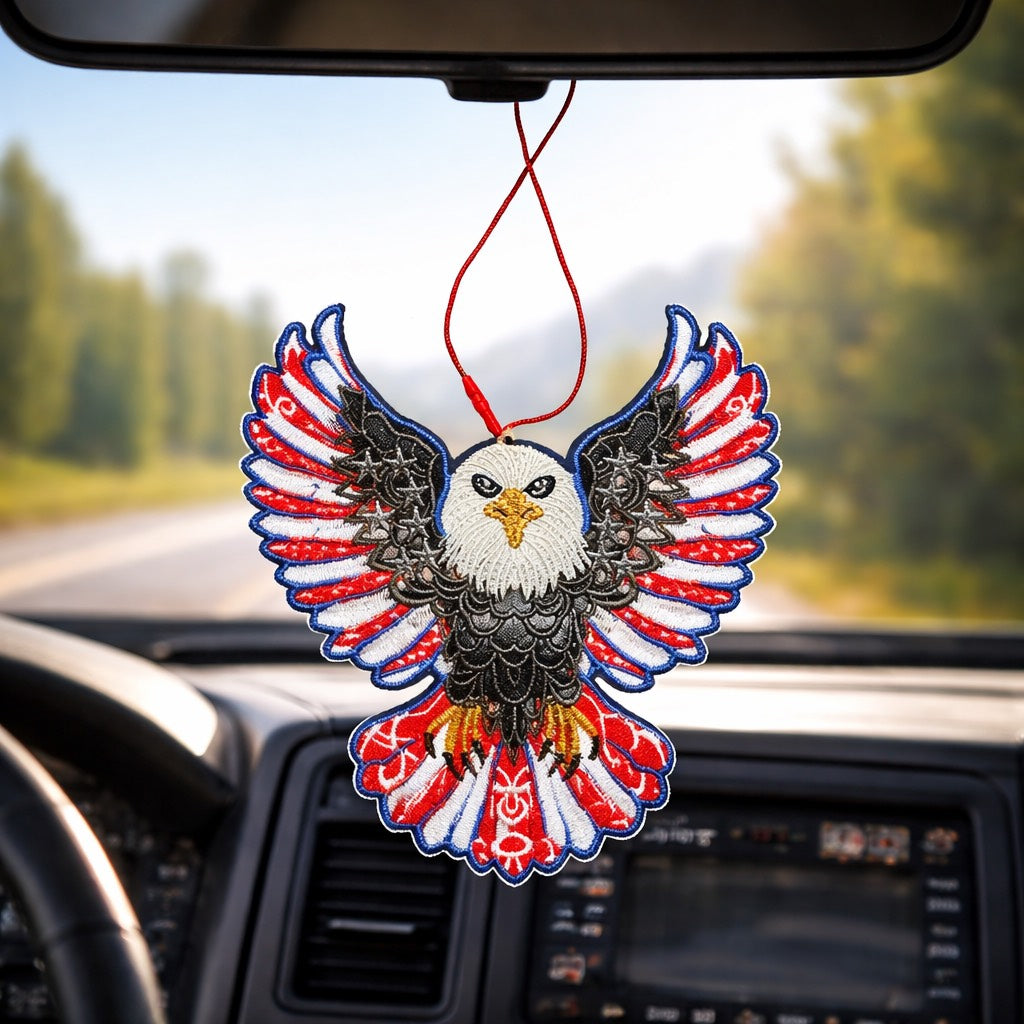 American Eagle Ornament - Embroidery