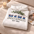 Mama EST - Hoodie Adult Embroidery