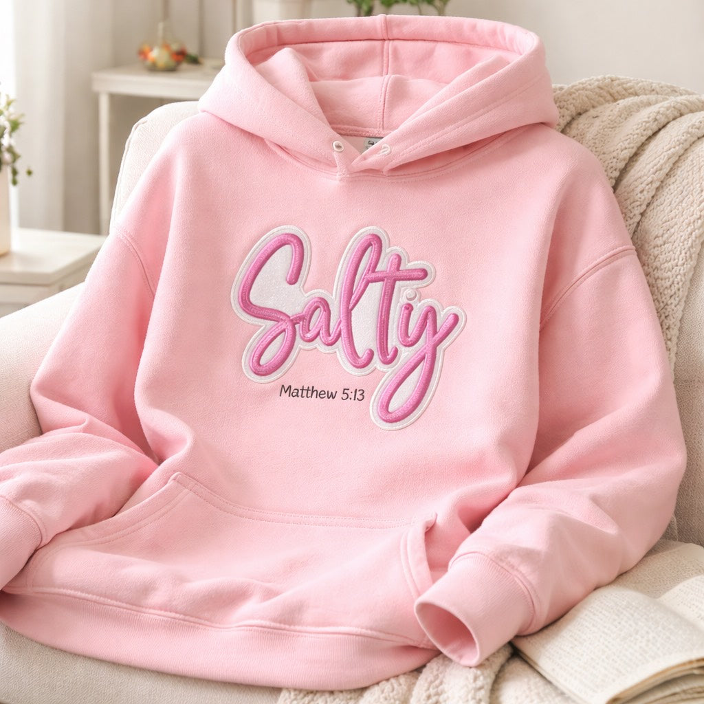 Salty - Hoodie Adult Embroidery