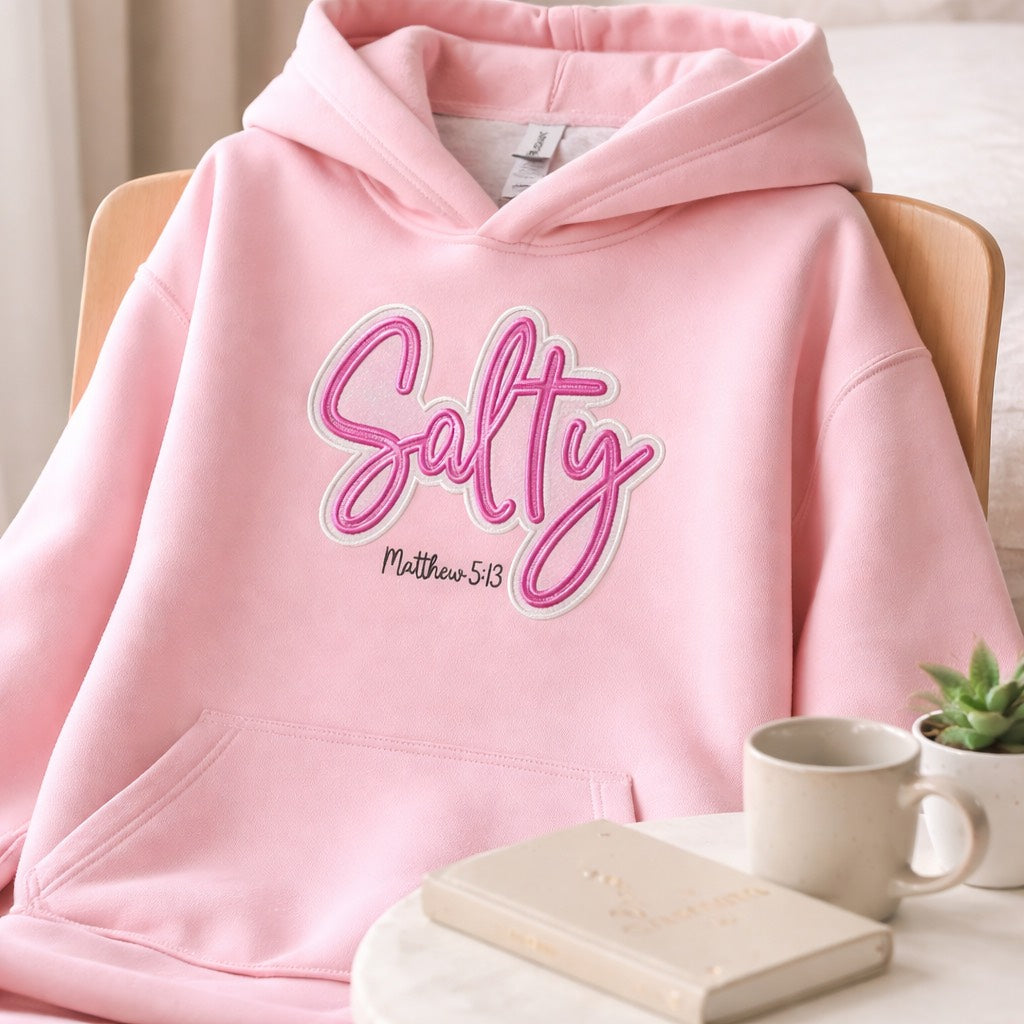 Salty - Hoodie Adult Embroidery