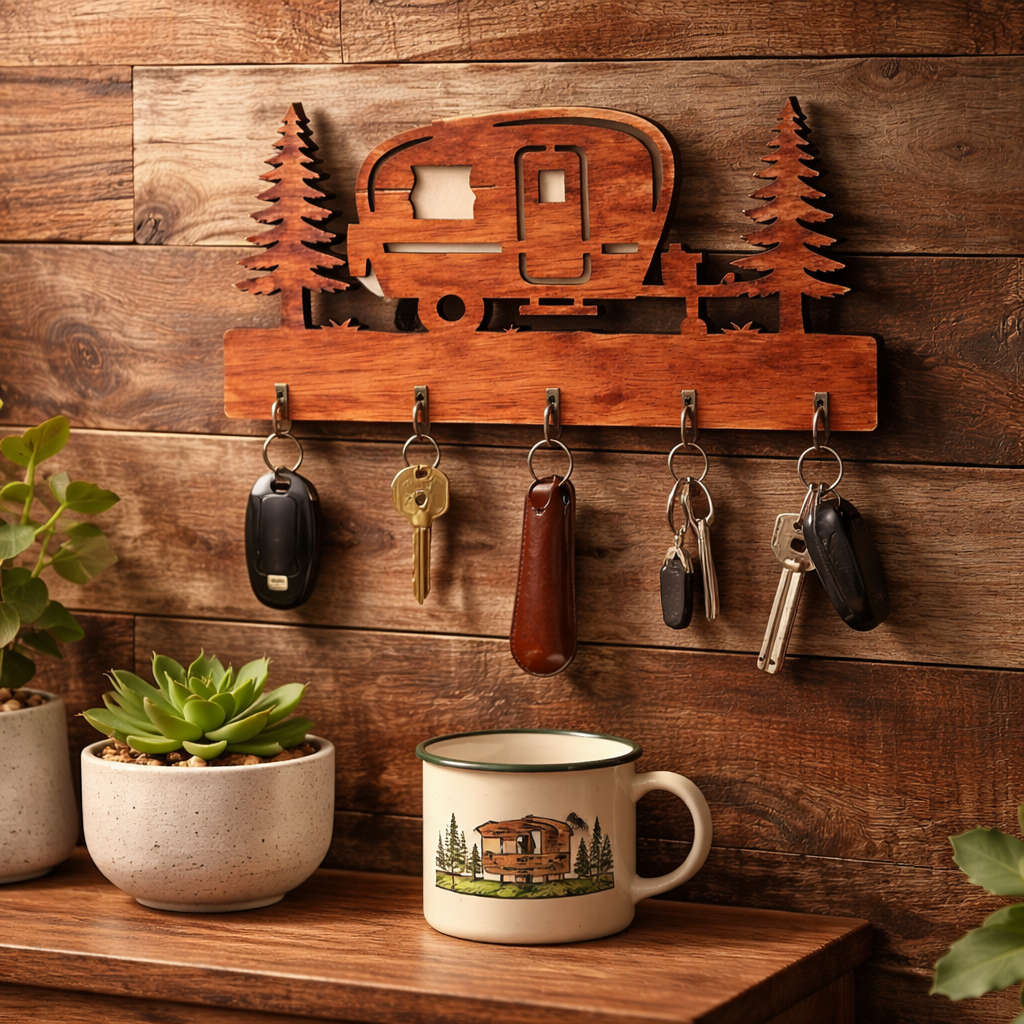 Camping - Key Chain Holder