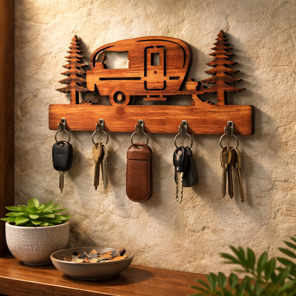 Camping - Key Chain Holder