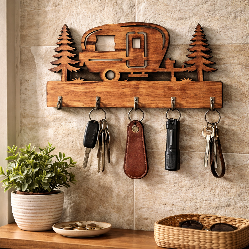 Camping - Key Chain Holder