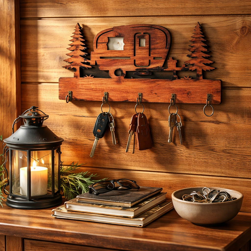 Camping - Key Chain Holder