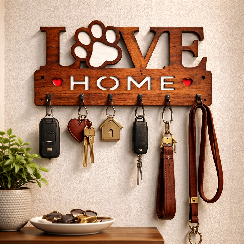 Puppy Paw Love - Key Chain Holder