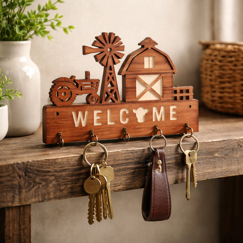 Farmhouse - Key Chain Holder