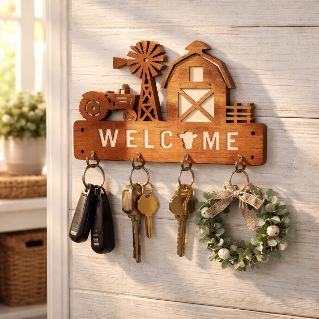 Farmhouse - Key Chain Holder