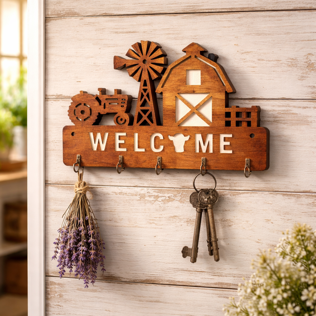 Farmhouse - Key Chain Holder
