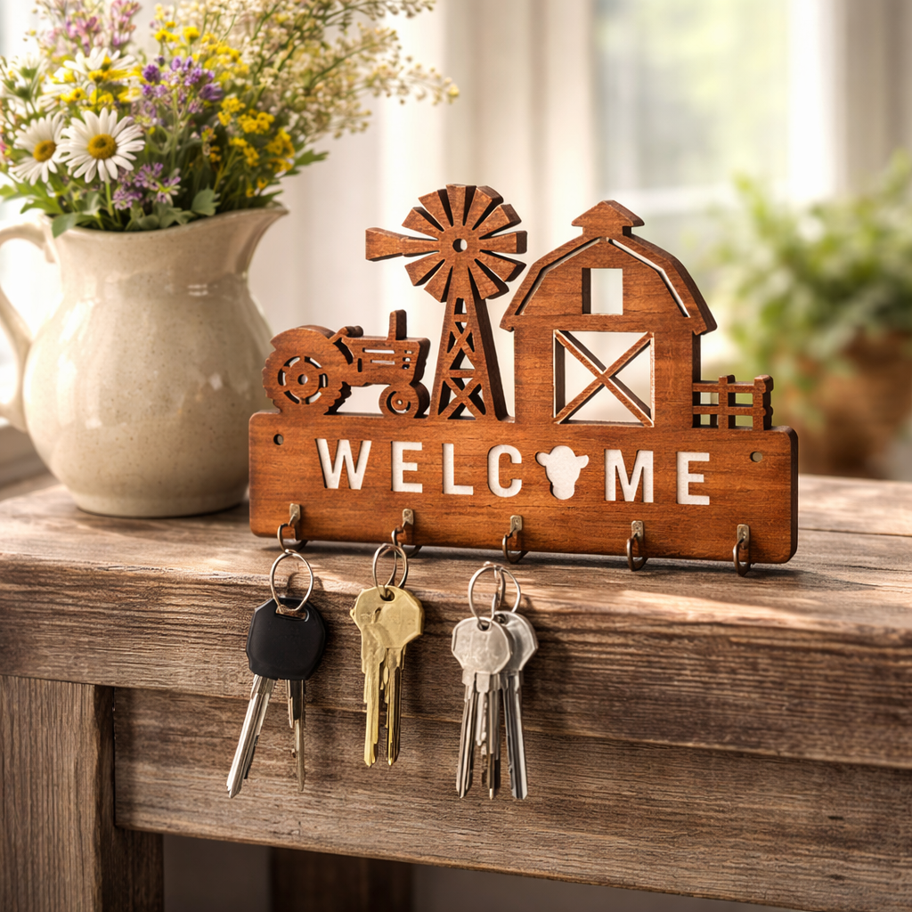 Farmhouse - Key Chain Holder