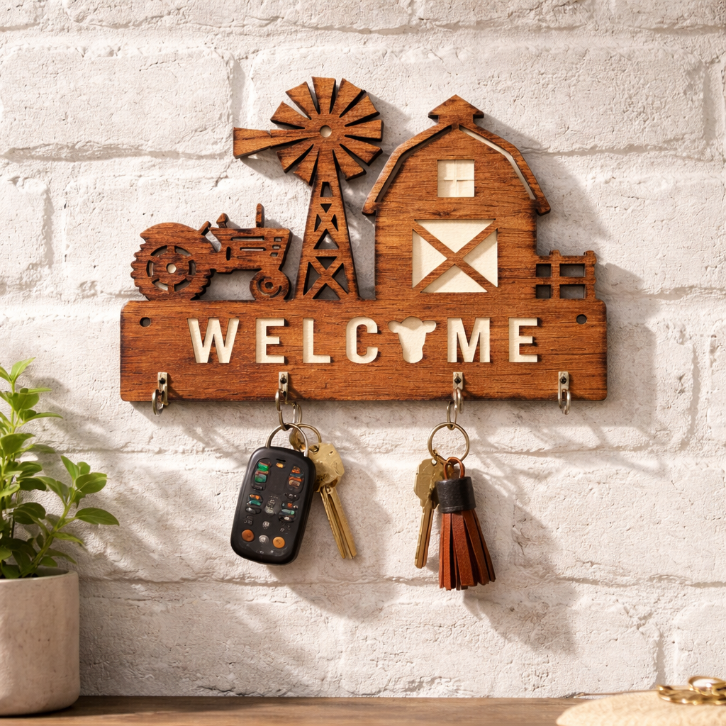 Farmhouse - Key Chain Holder