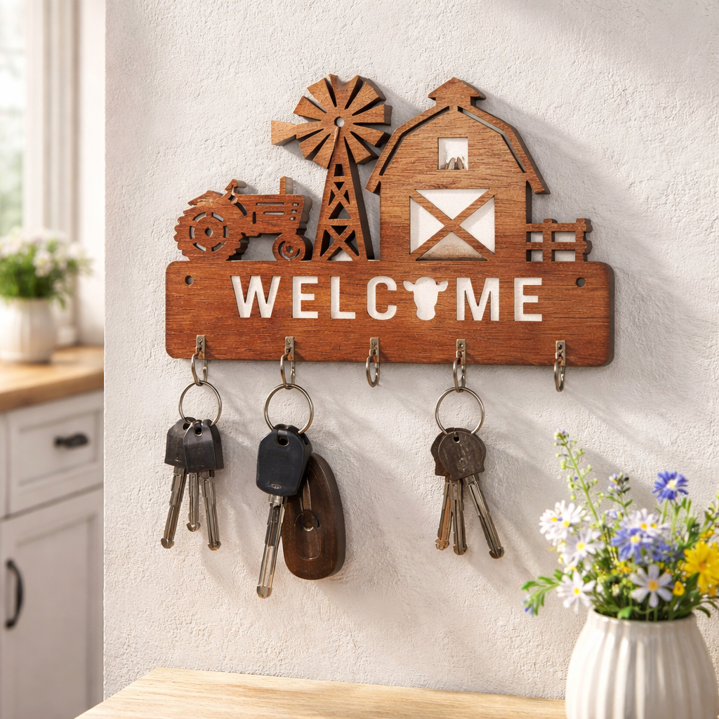 Farmhouse - Key Chain Holder