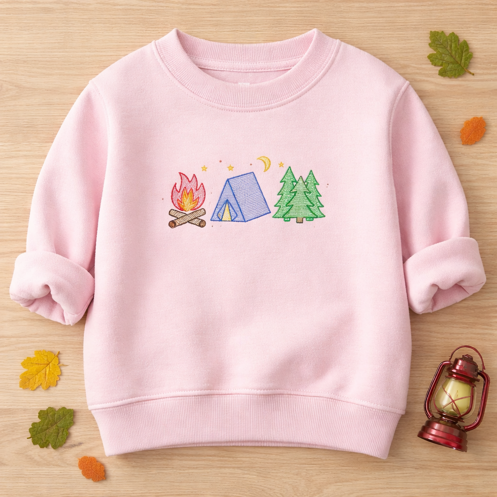 Camping - Kids Embroidery