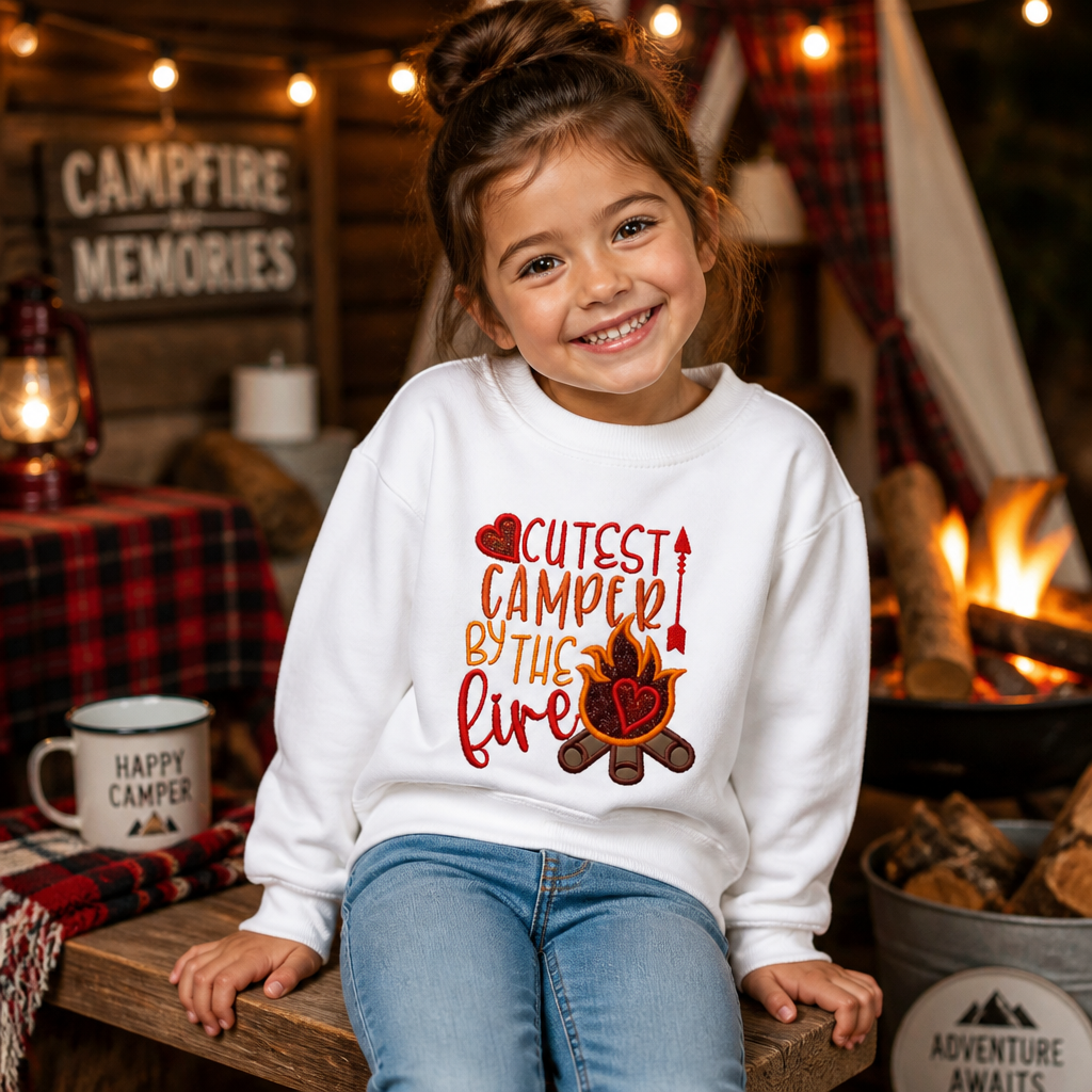 Cutest Camper - Kids Embroidery